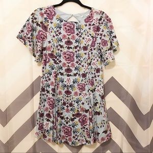 Kimchi Blue floral sweetheart dress